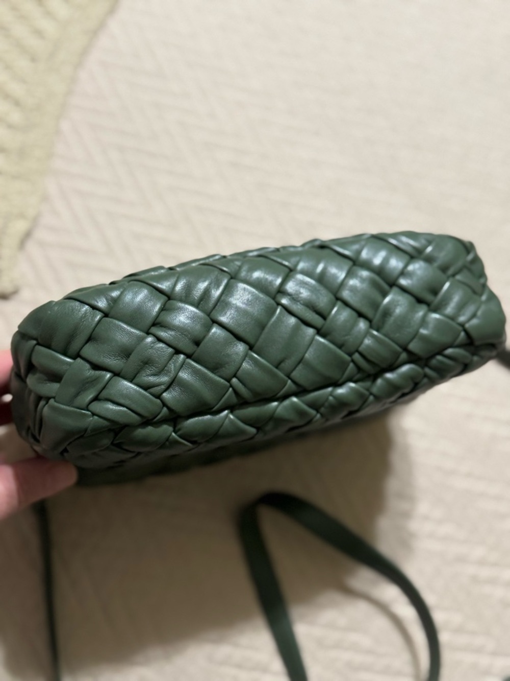 Clare V. Army green puffy woven midi sac crossbody-Price firm - Picture 15 of 15